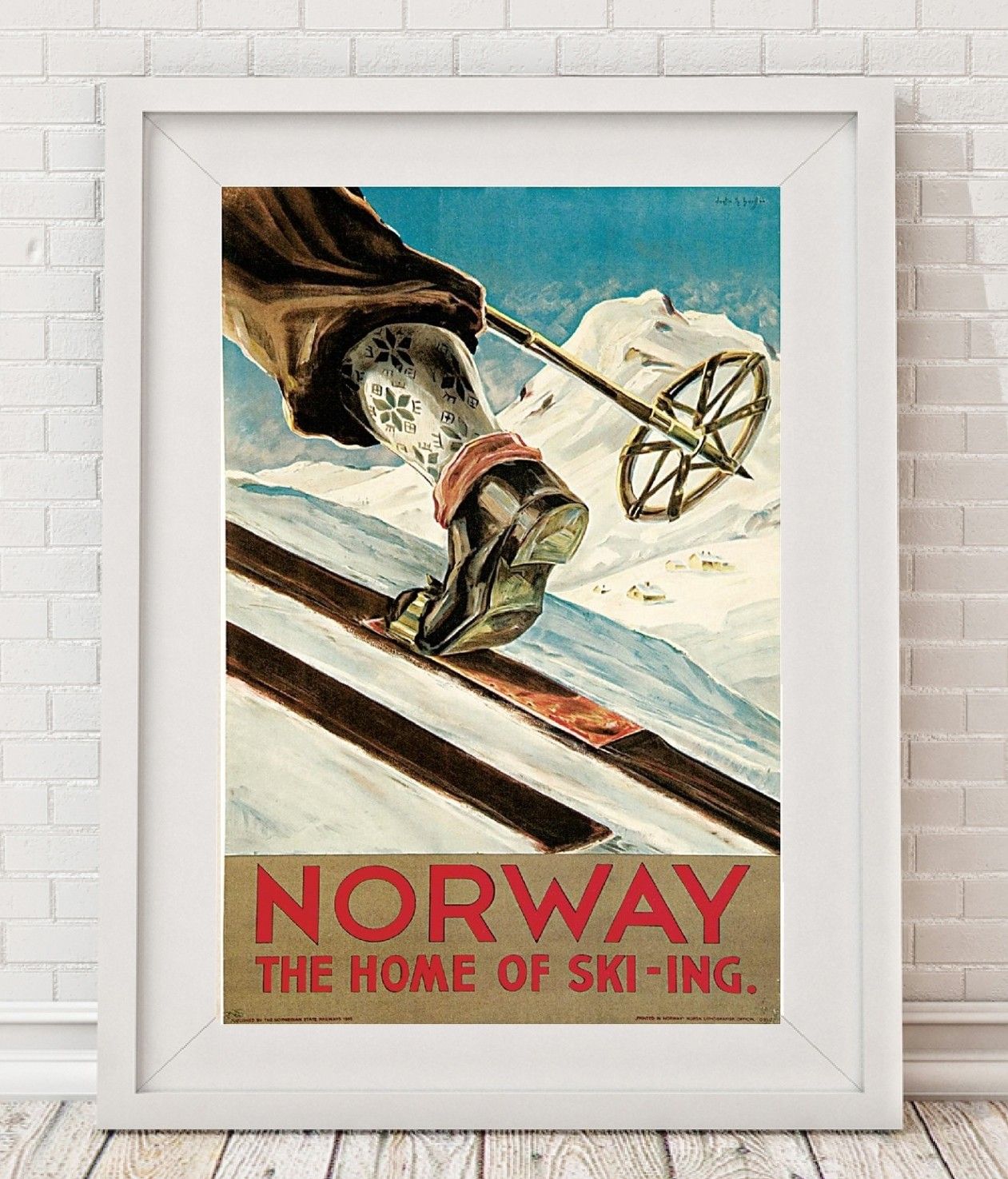Home of - Norway - Retro Plakat | FINN torget