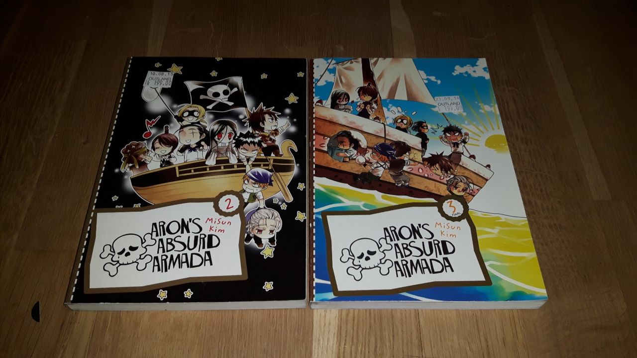 Aron s Absurd Armada manga vol. 2 3 selges FINN torget