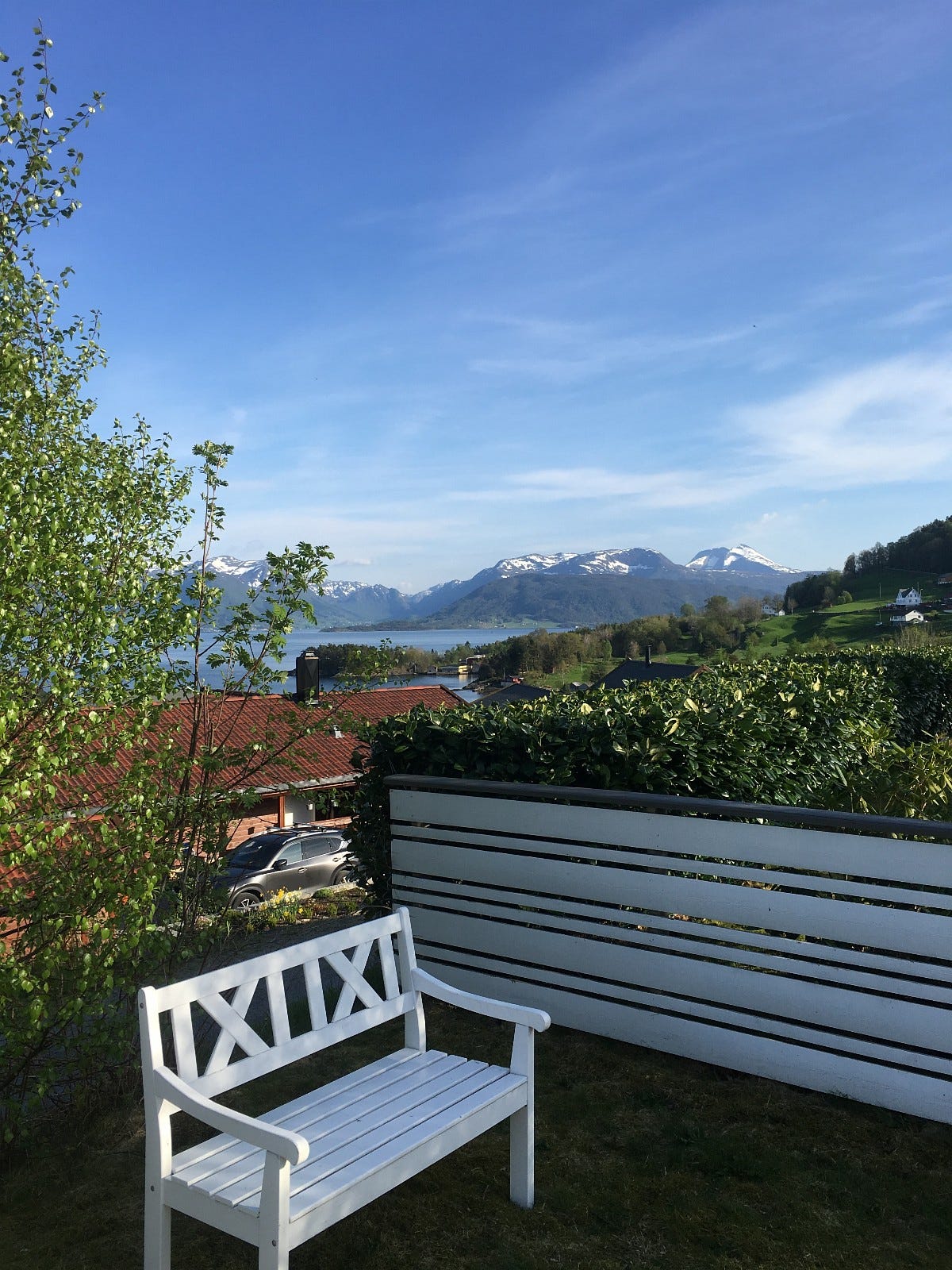 Koselig hage Galleribilde