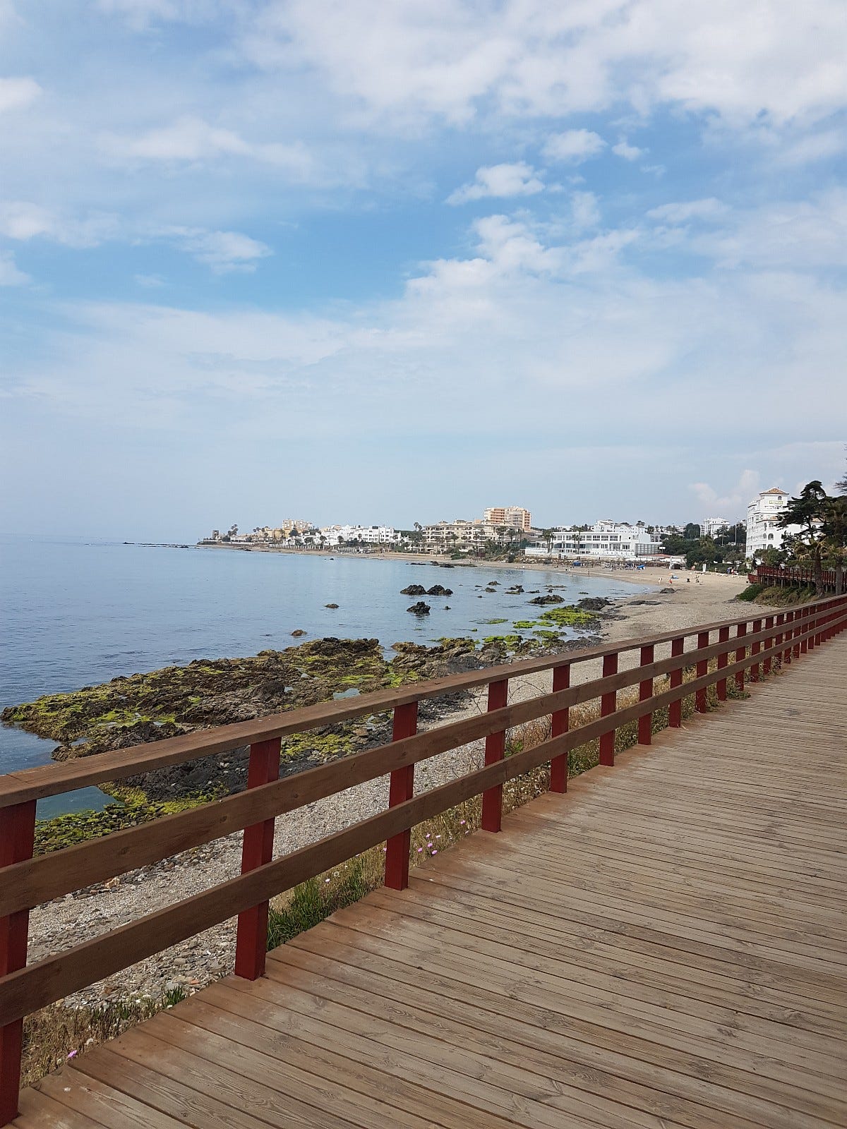 Strandpromenade til Calahonda Galleribilde