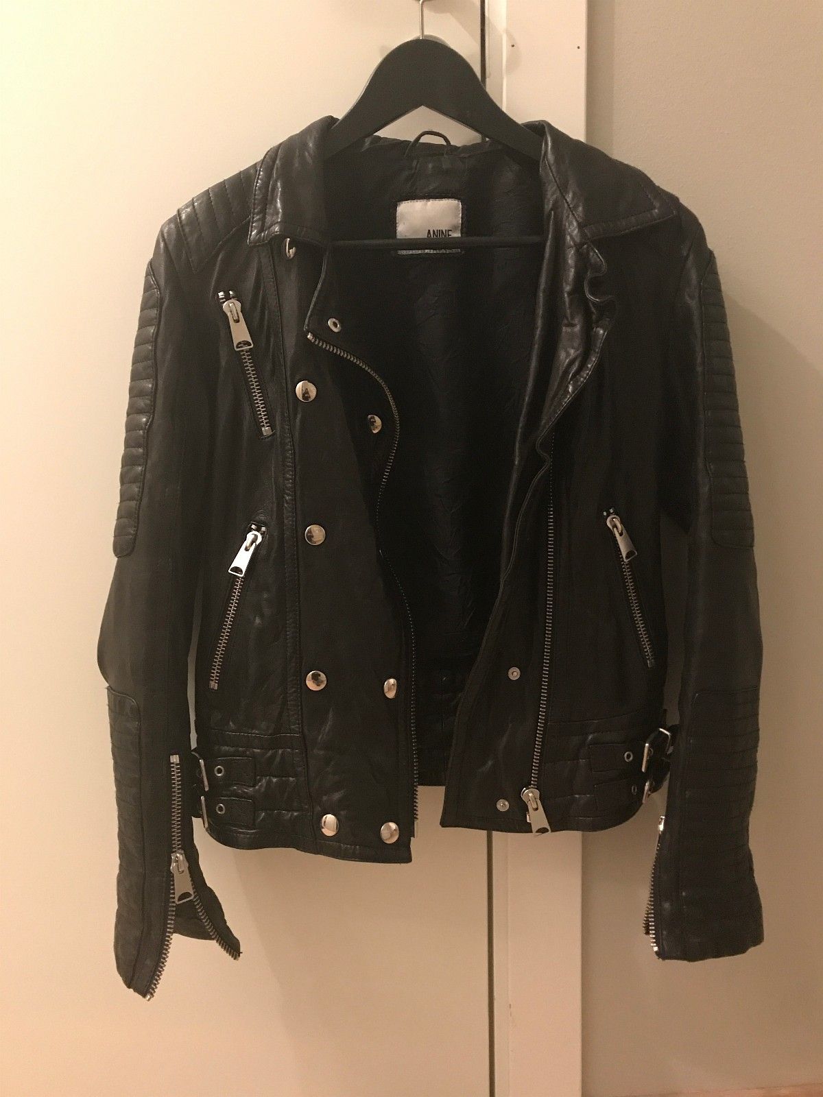Anine Bing Moto leather jacket | FINN.no Ny Anine Bing skinnjakke | FINN.no