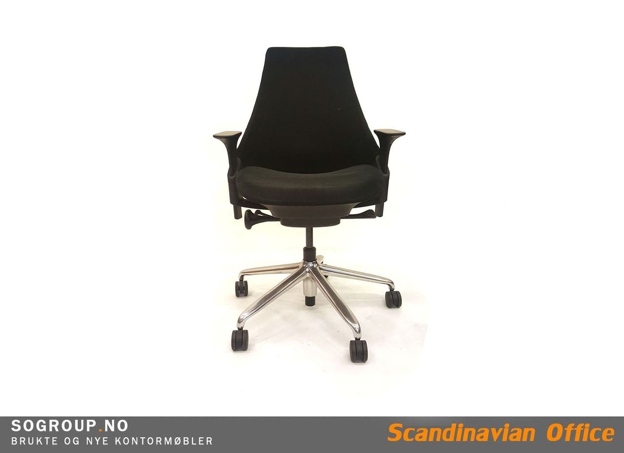 4 stk. Kontorstol Herman Miller Sayl kontorstoler Herman Miller Sayl kontorstol svart | FINN.no