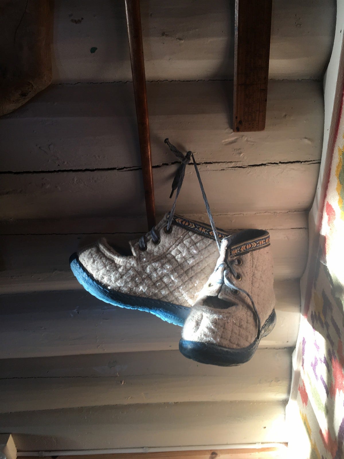 Gamle barne sko Galleribilde