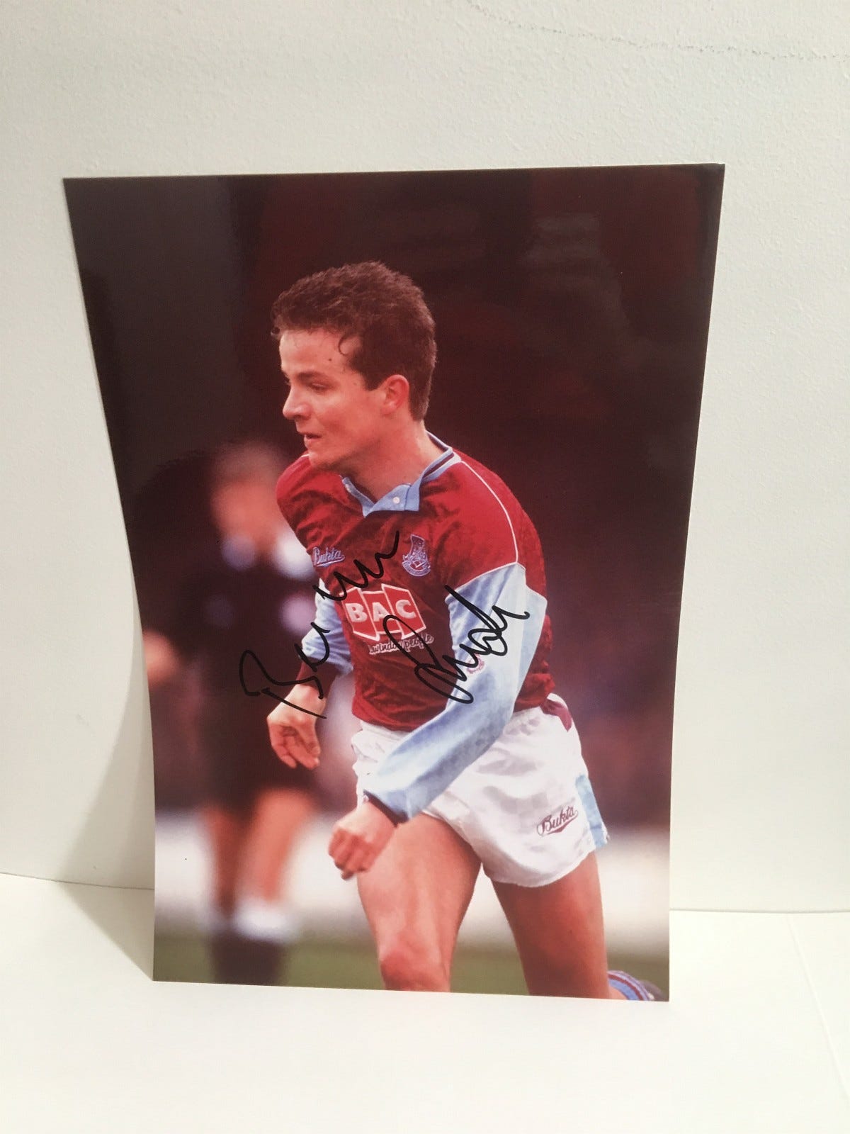 West Ham United - Stuart Slater autentisk signert A4-fotografi | FINN ...