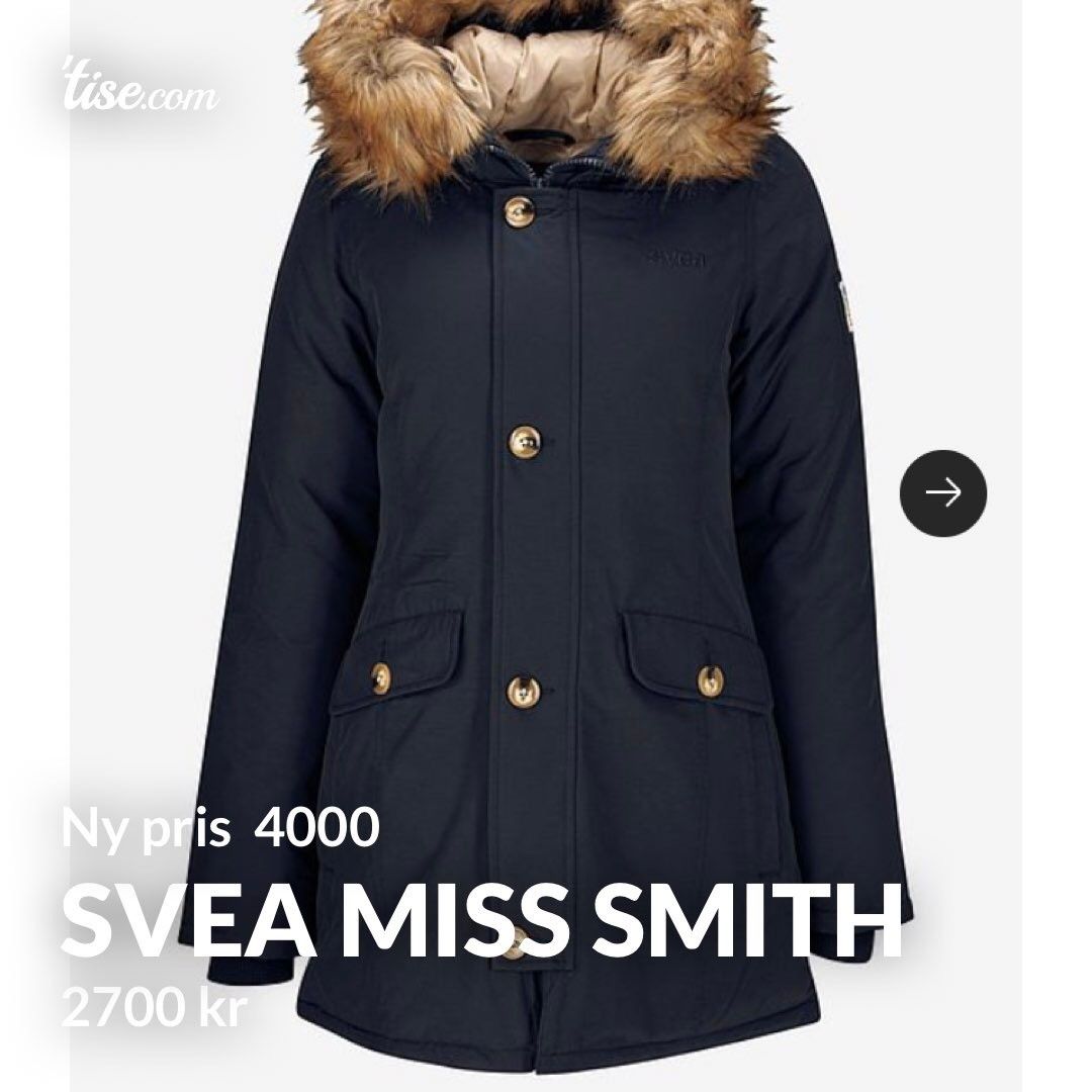 Svea Miss Smith svart jakke | FINN.no Svea Miss Smith svart jakke | FINN.no