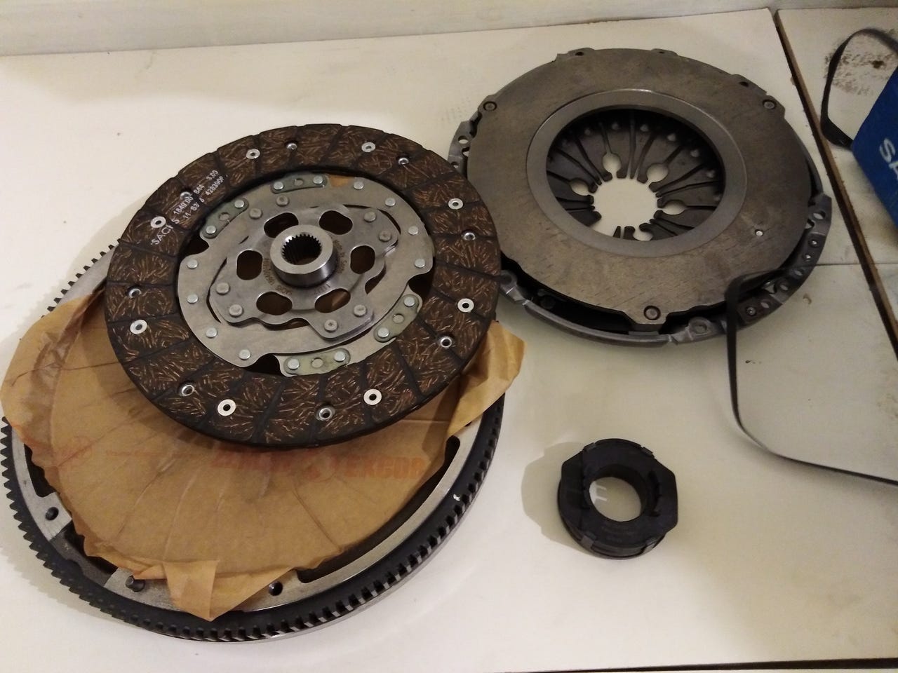 VW t5 clutch m/svinghjul til 1,9 og 2,5 FINN