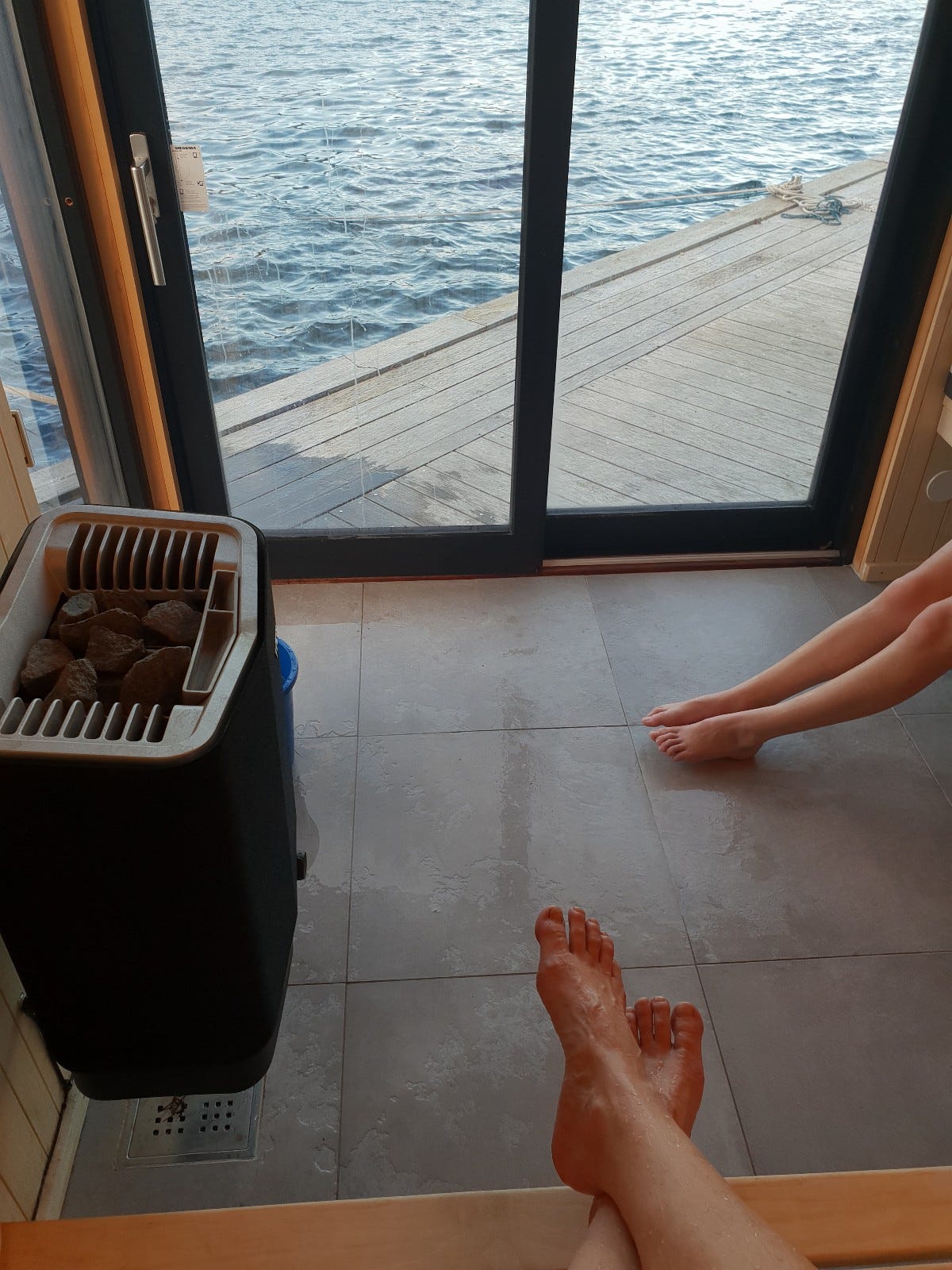 Badstue ved bryggen kan leies Galleribilde