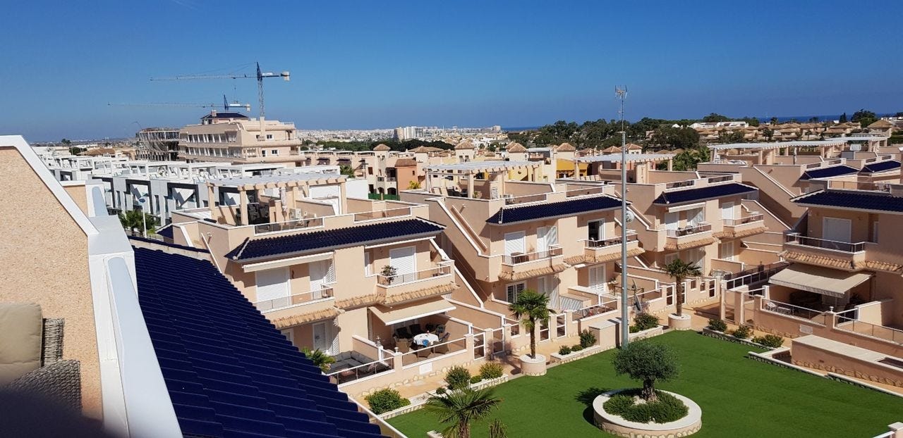 Utsikt fra taket Galleribilde