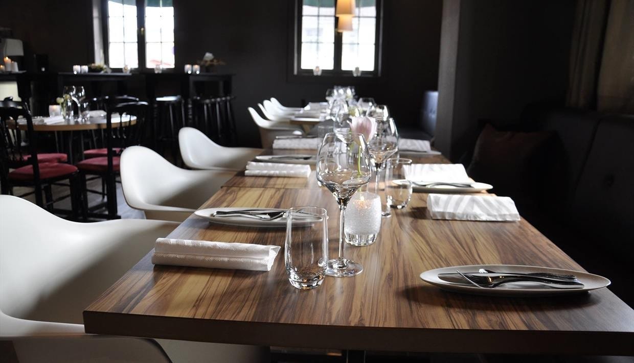 restaurant Hvelvet. I den gamle banken Galleribilde