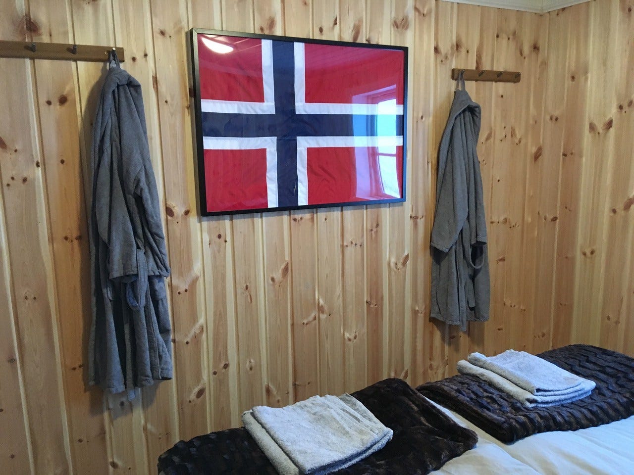 Soverom med håndklær og sengetøy når du ankommer Galleribilde