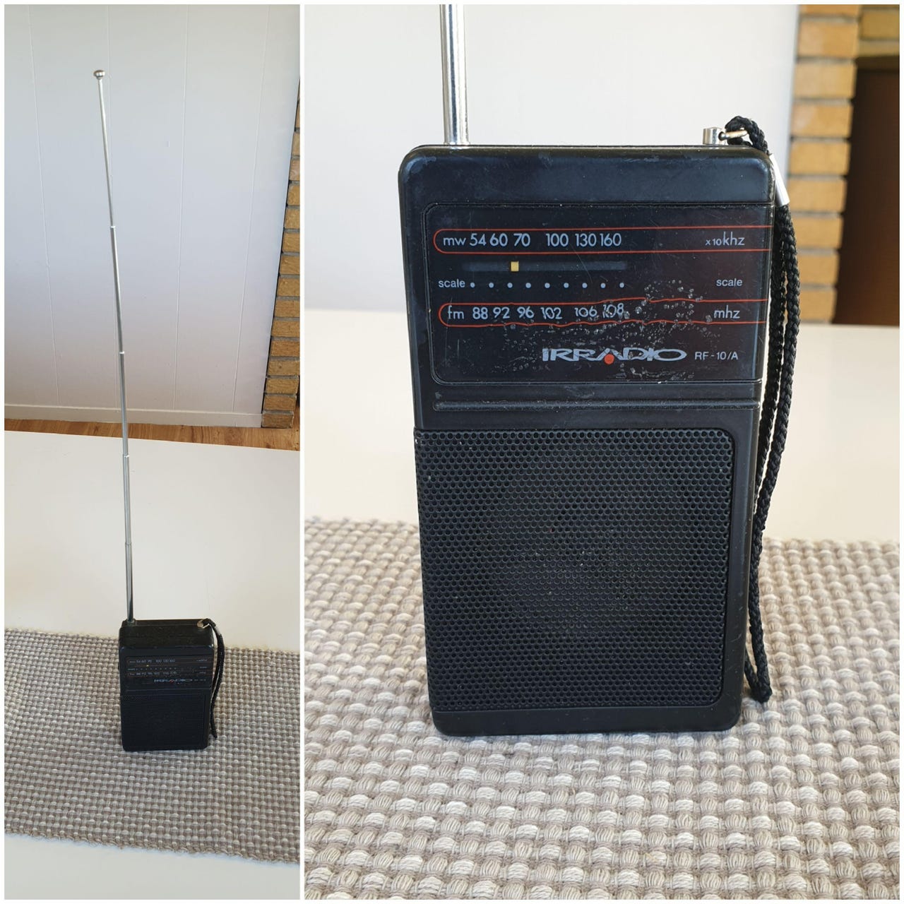 VINTAGE LITEN IRRADIO RF-10/A REISERADIO | FINN-torget