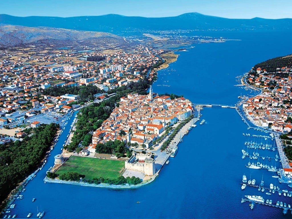 Trogir gamleby Galleribilde