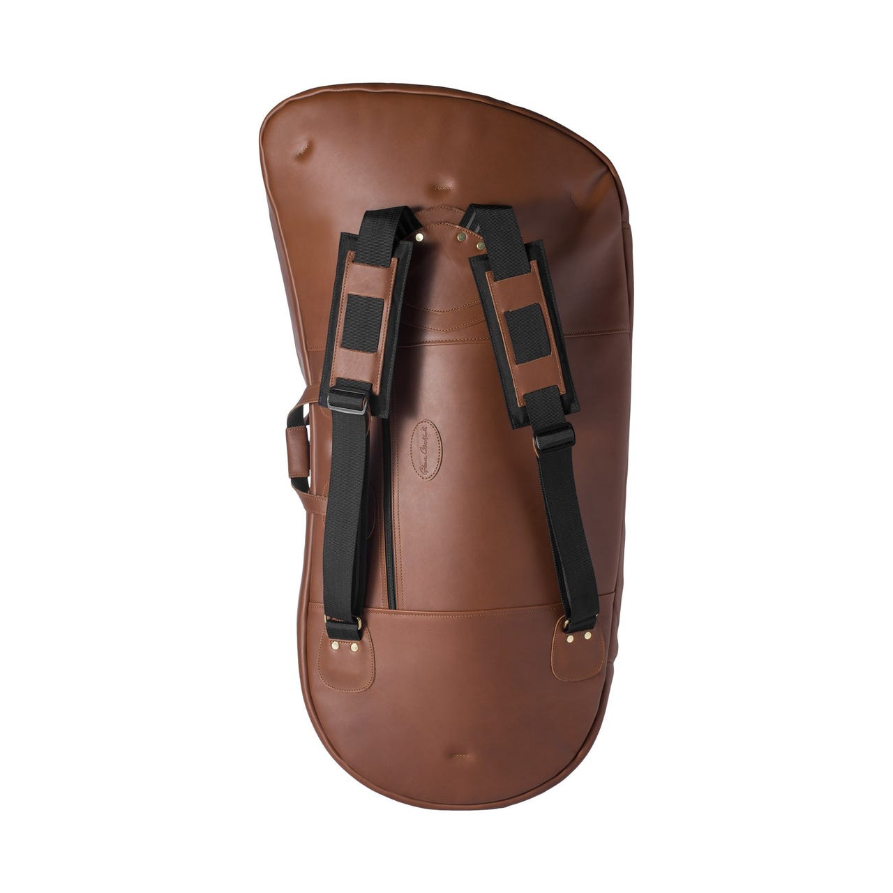 Glenn Cronkhite gigbag for esstuba Besson Sovereign, lysebrunt skinn