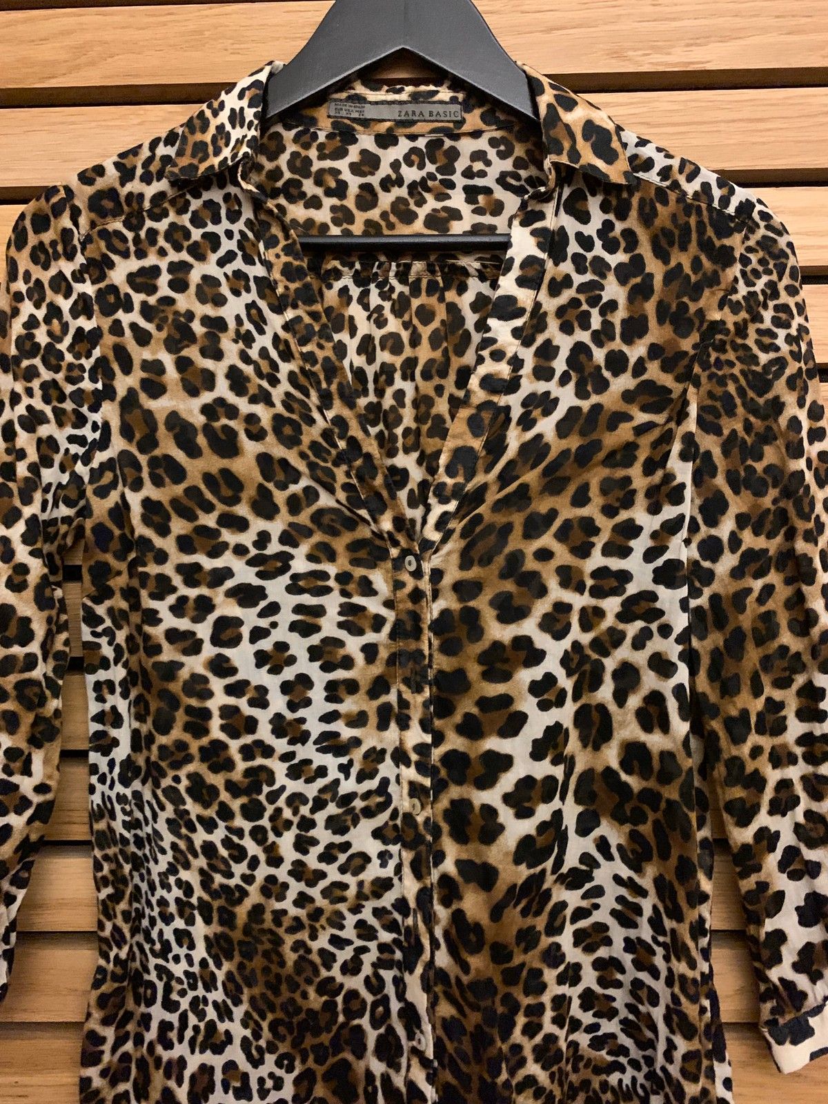 Zara tunikaskjorte leopard | FINN.no Leopard skjorte fra Zara | FINN.no