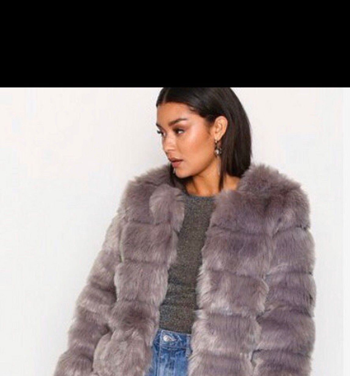 Faux fur jakke fra Nelly kan leveres hjem til deg♥️ | FINN.no Faux Fur Ørevarmere | FINN.no