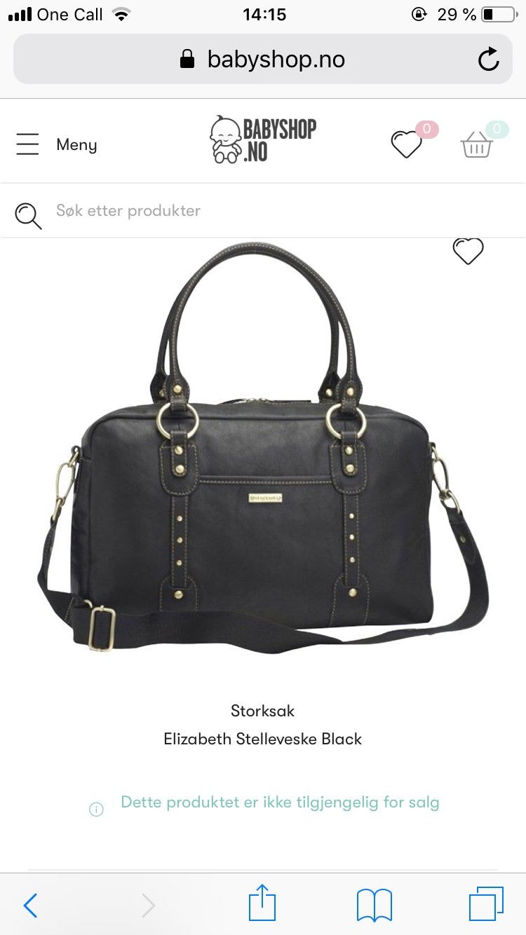 Storksak stelleveske skinn | FINN.no Stelleveske i skinn fra Storksak | FINN.no