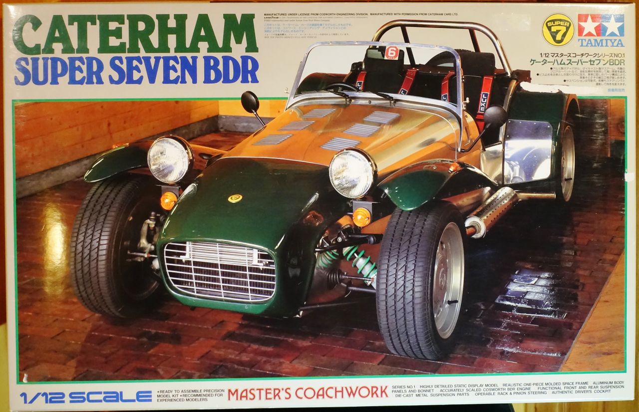 Caterham Super Seven r 1 12 Skala Tamiya Master S Coachwork Finn No