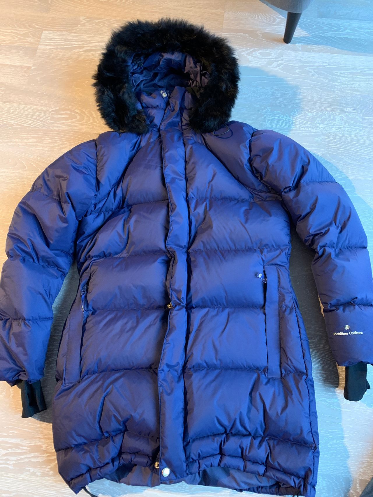 Fleicher Couture jakke blå | FINN.no Fleischer Couture blå dunjakke | FINN.no