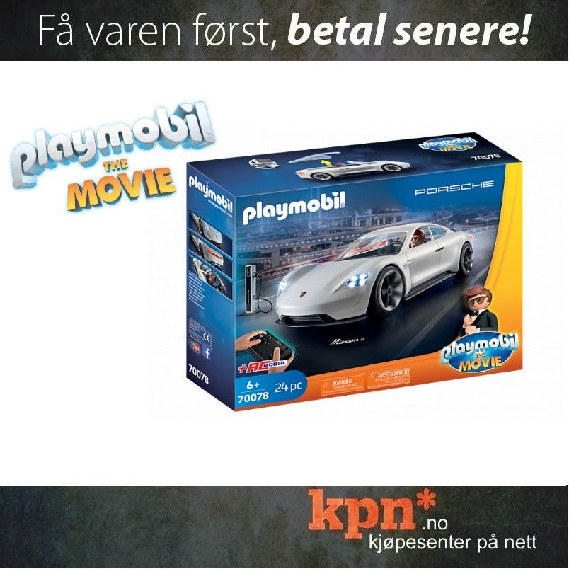 Playmobil The Movie Rex Dasher's Porsche oppdrag 70078 *NYHET* FINN