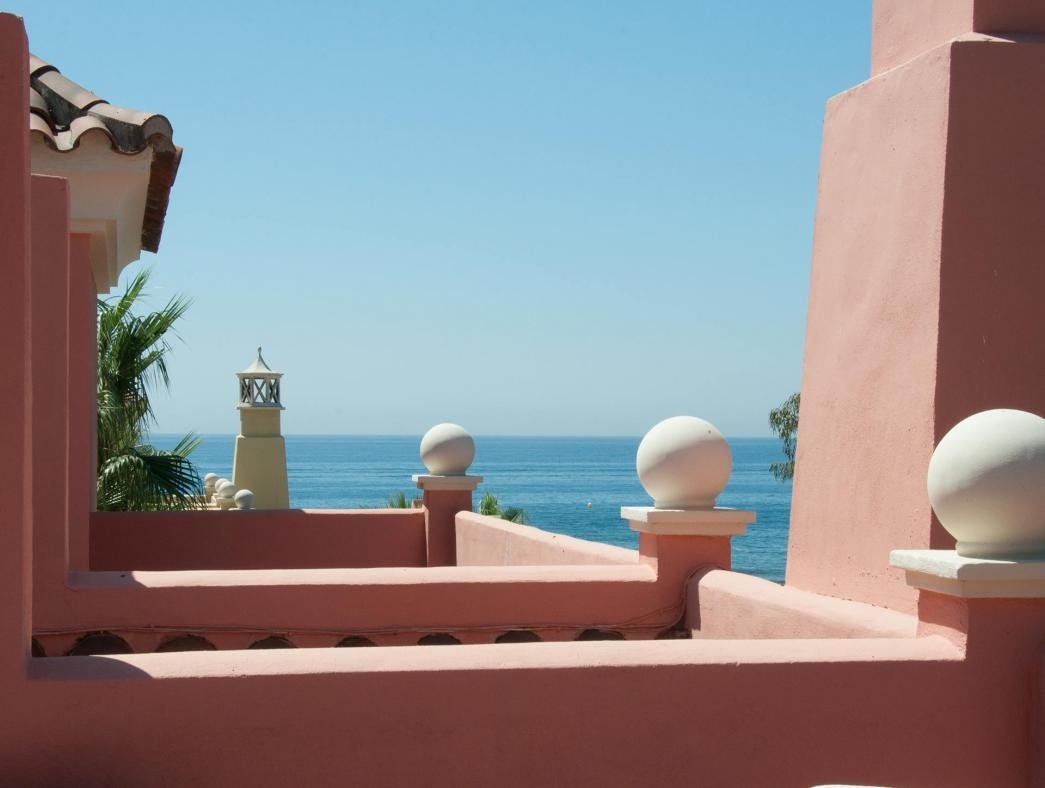 Utsikt til Afrika og Gibraltar Galleribilde