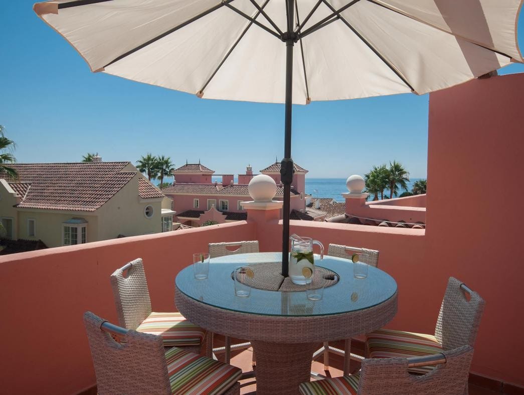 Deilig takterrasse Galleribilde