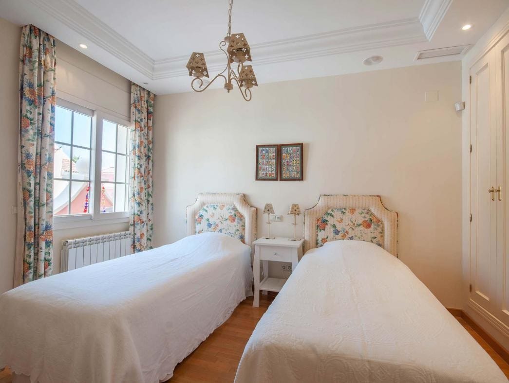 Soverom med enkeltsenger Galleribilde