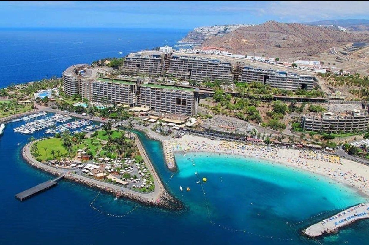 Strand ved Anfi del Mar Galleribilde