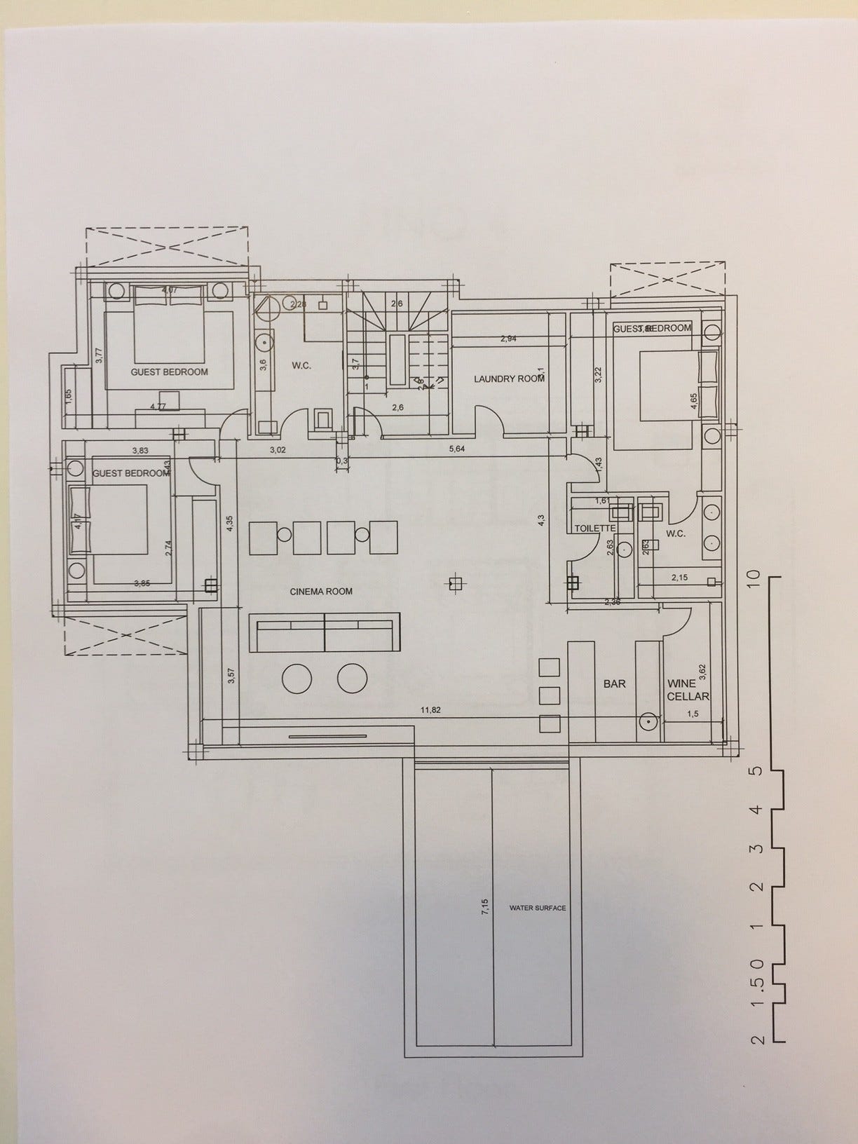 Basement floor plan Galleribilde