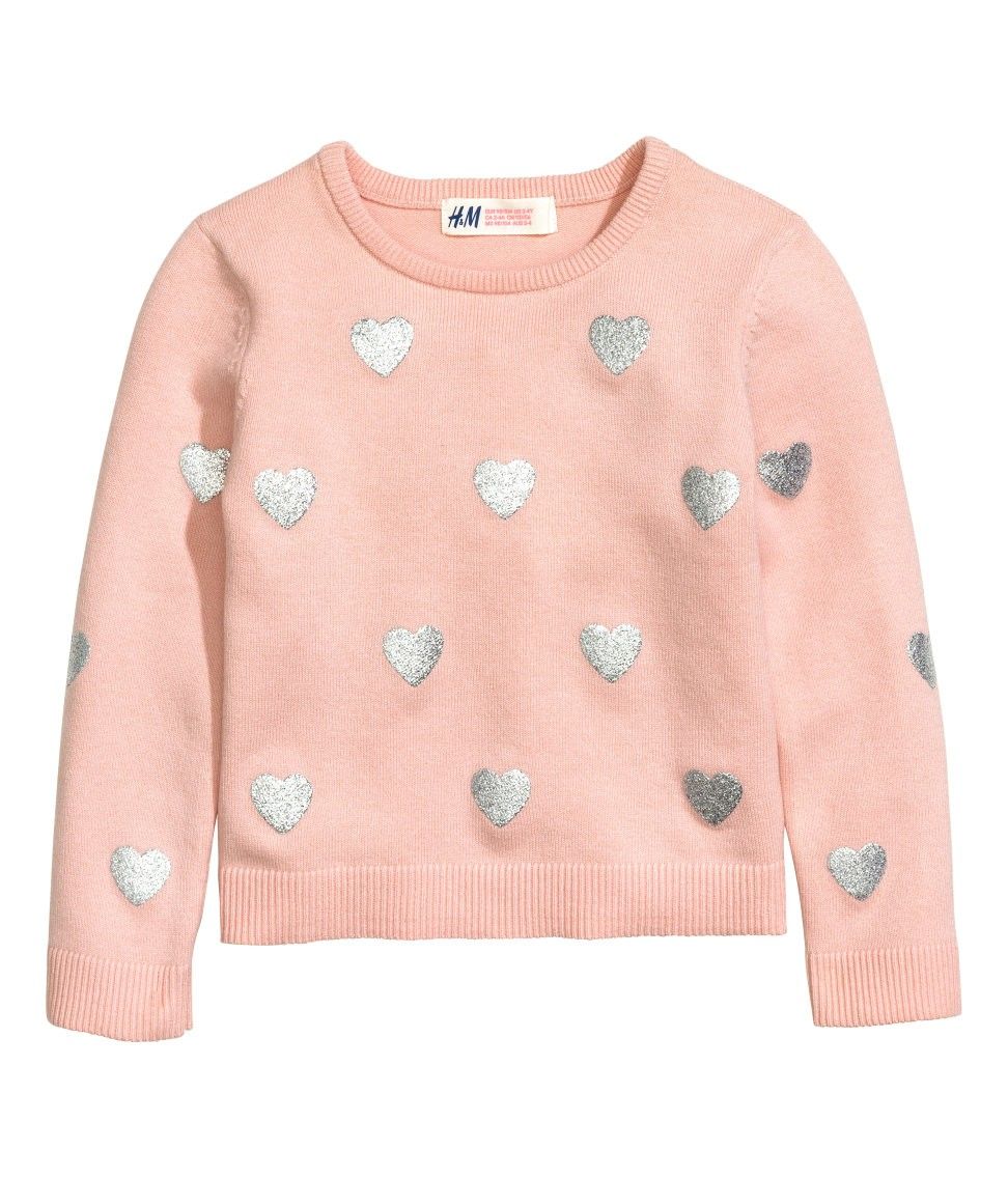 Strikket genser med broderier, str 134 140 | FINN.no Brodert Genser med Blomster | FINN.no