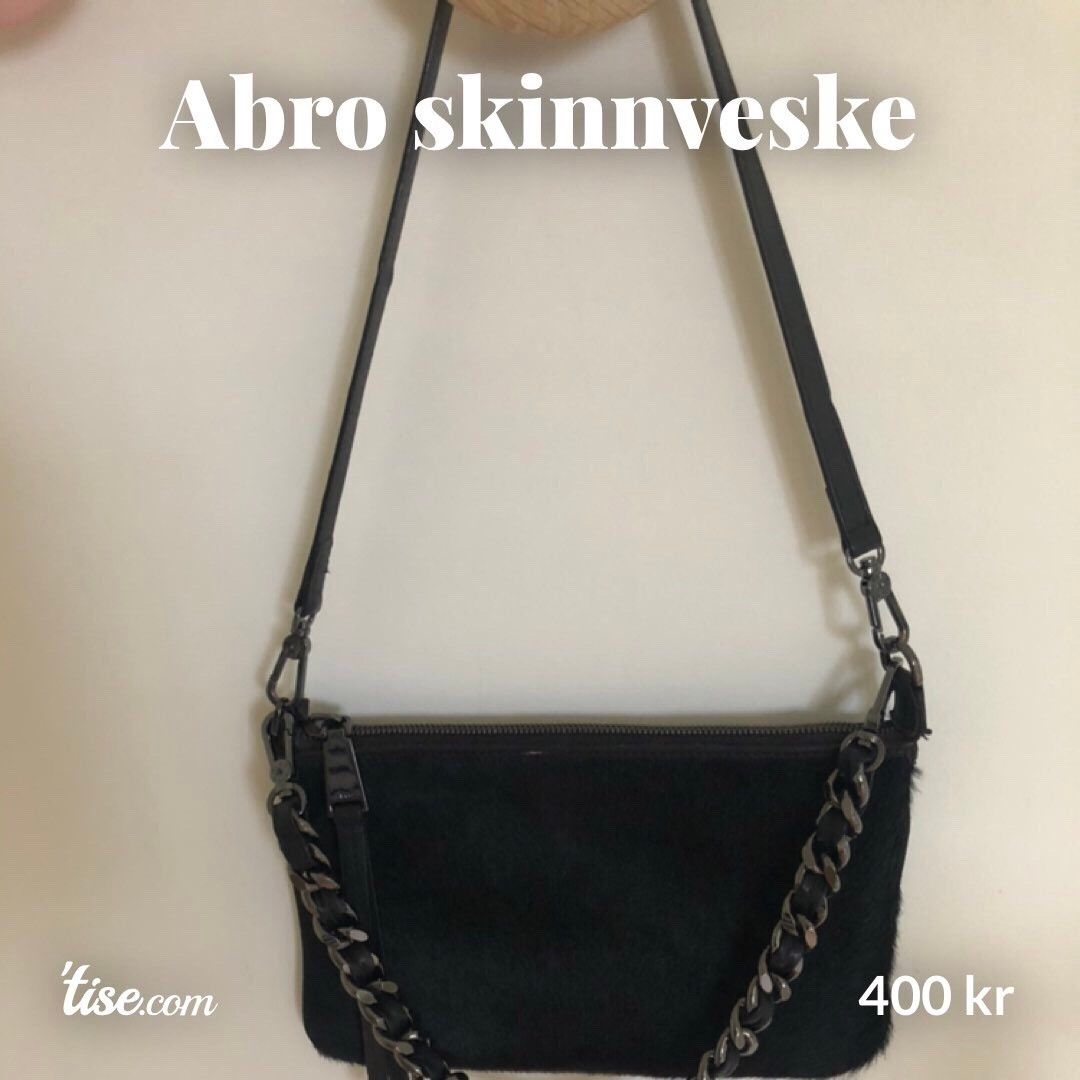 Abro veske skinnpels | FINN.no Abro skinnveske | FINN.no