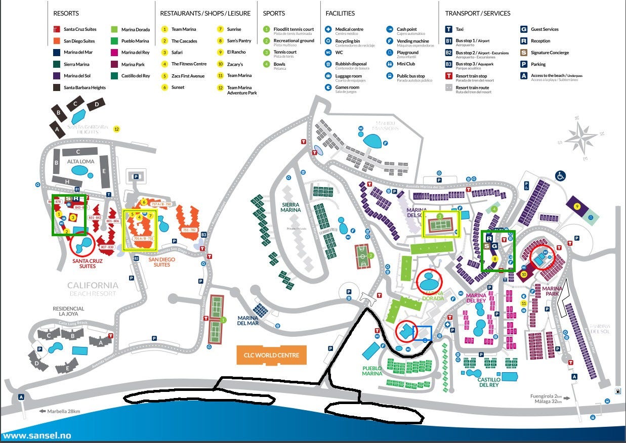 Kart over området Galleribilde