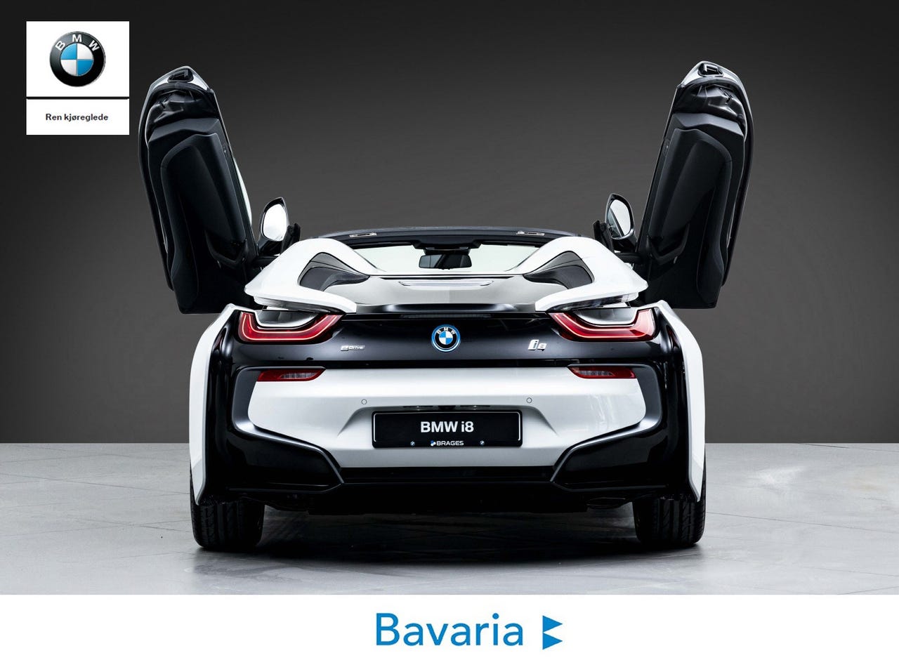 bmw i8 roadster gratis frakt inkludert vinterhjul 2019 2 400 km kr 989 000 bavaria