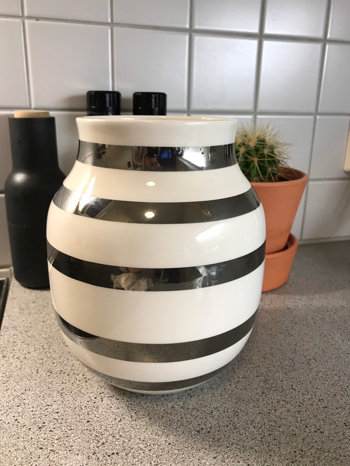 Kahler Vase 20cm Solv Finn No