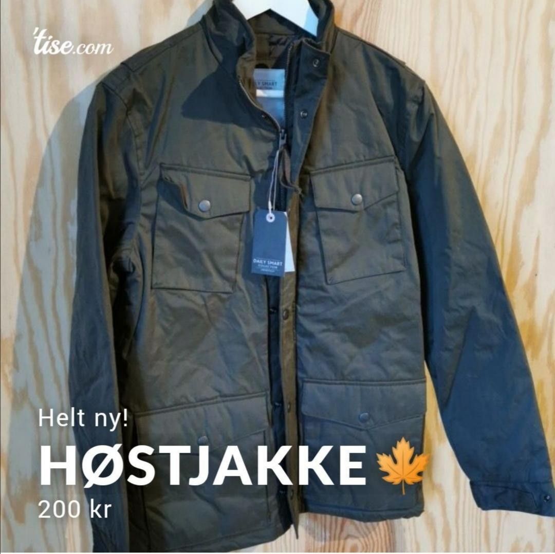 Ny høstjakke | FINN.no Blauer bomber jakke til herre | FINN.no