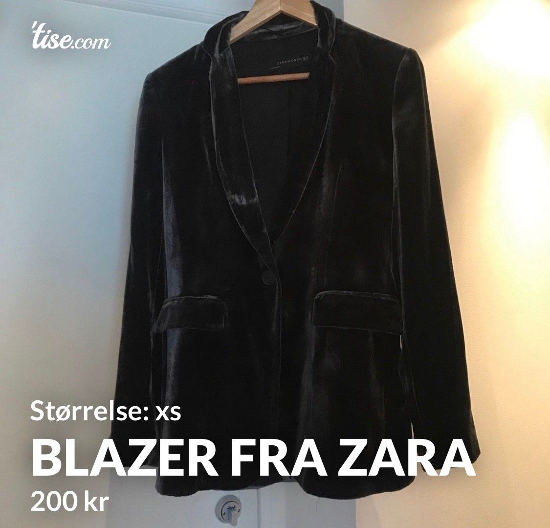 Velur Blazer | FINN.no Bikerjakke i velur • Tise