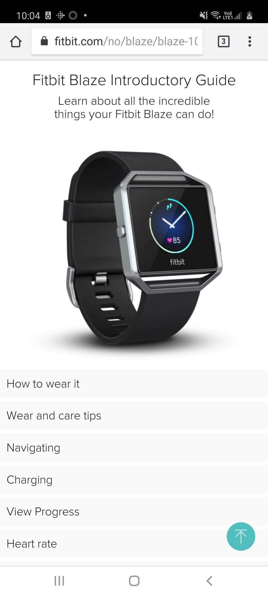 Fitbit Blaze med lader og reim (small) | FINN.no FitBit Blaze med lader selges | FINN.no