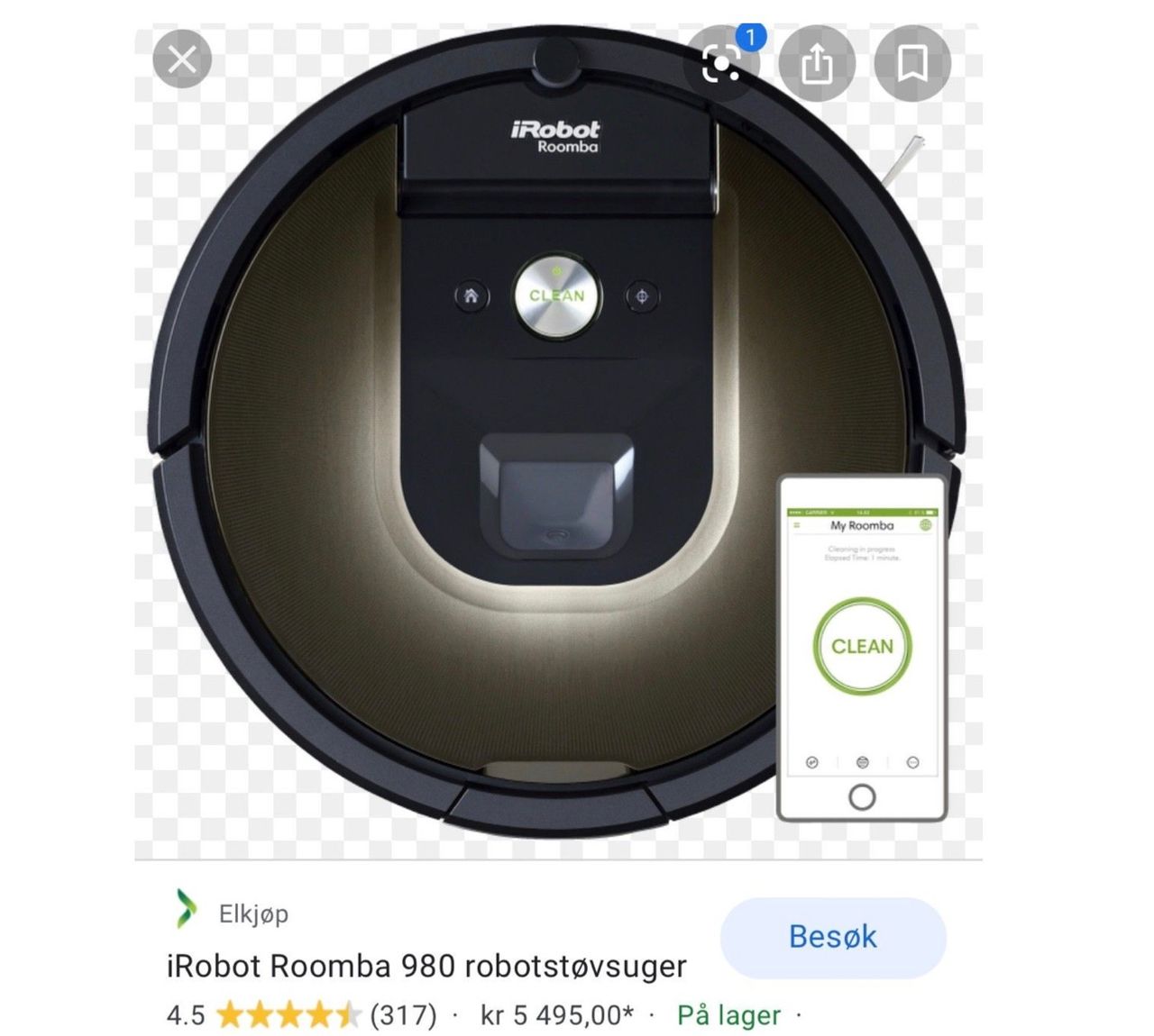 IRobot Roomba 980 | FINN.no iRobot Roomba 891 robot støvsuger | FINN.no