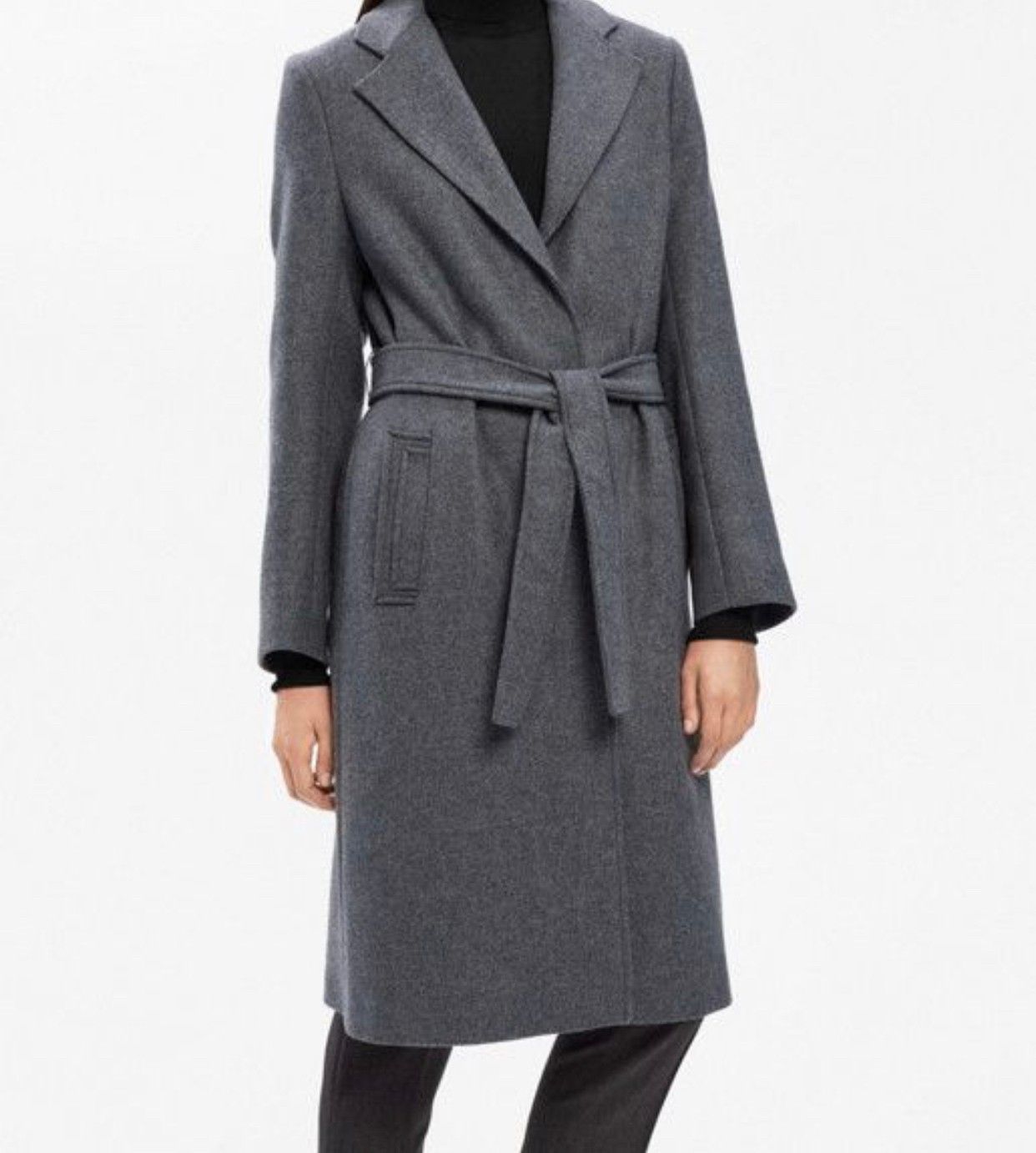 Filippa K Eden Belted Coat | FINN.no Filippa K Eden Coat Ullfrakk Frakk Svart Filippa K