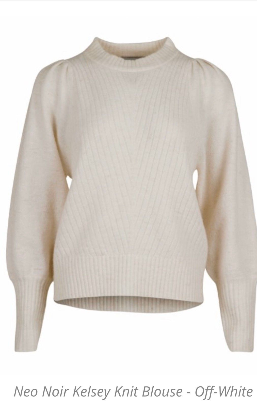 Neo Noir kelsey strikkegenser | FINN.no Neo Noir Kelsey ullgenser offwhite strikkegenser gensere