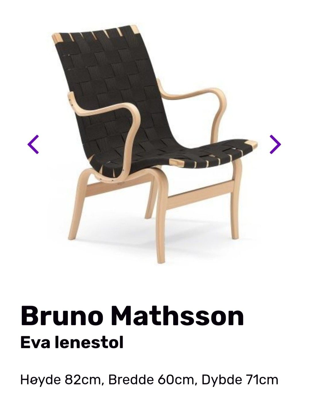 Bruno Mathsson Eva lenestol | FINN.no Bruno Mathsson Eva lenestol | FINN.no