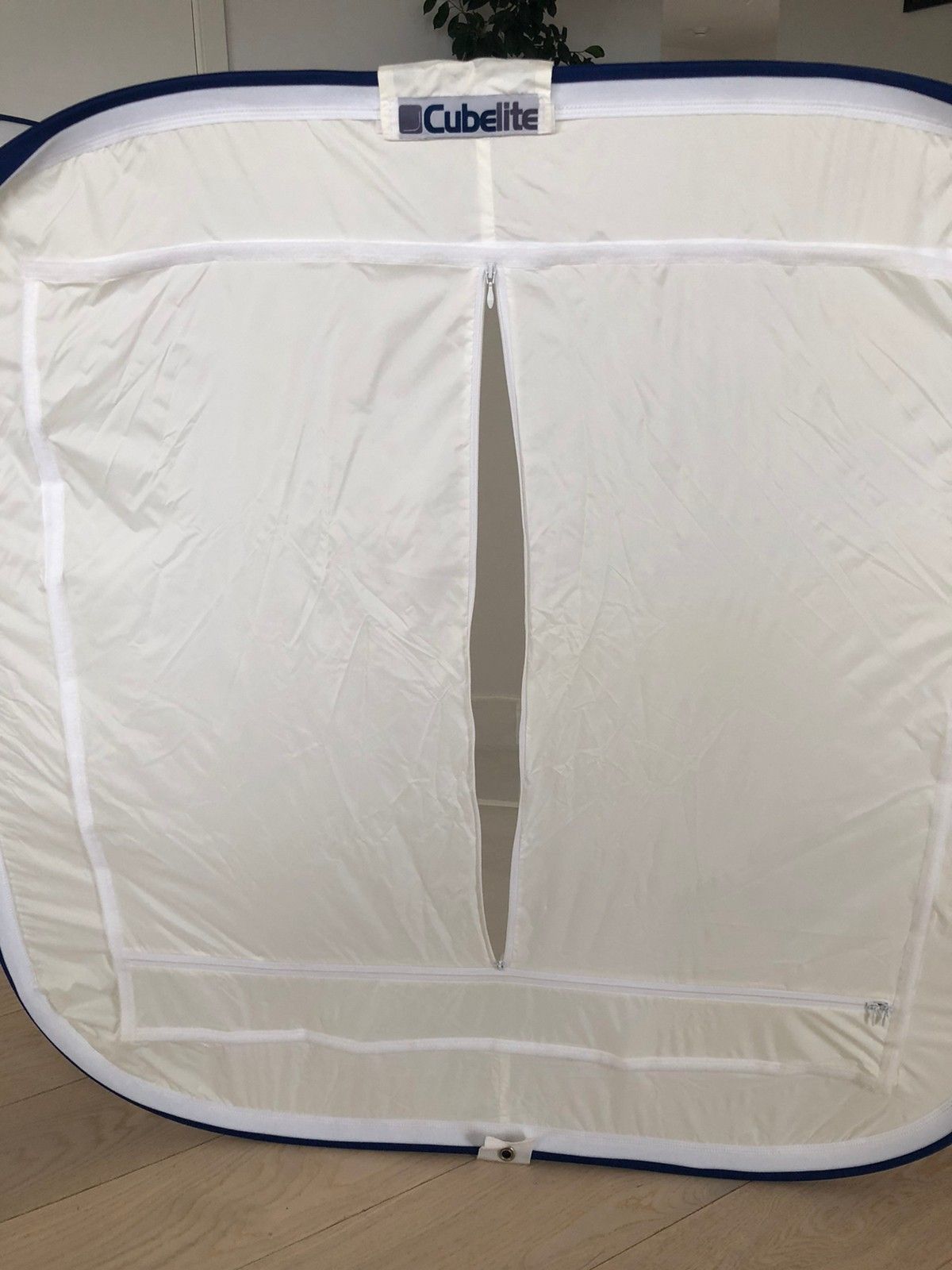 Lastolite Cublite 90m med avtagbar rygg og bunn | FINN.no Produktfoto telt med lys sett | FINN.no