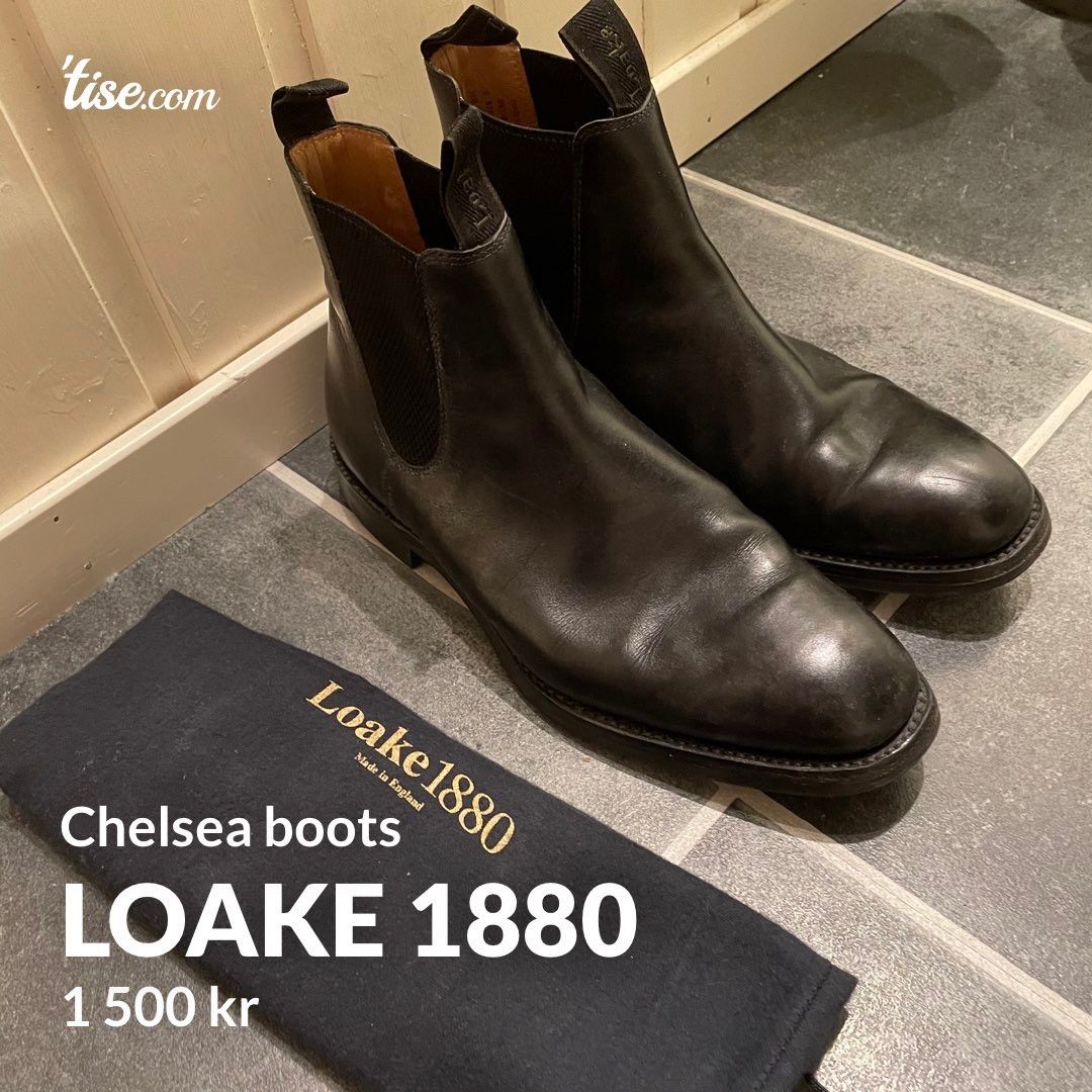 Loake 1880 svarte Chelsea boots størrelse 42 | FINN.no Grenson • Tise