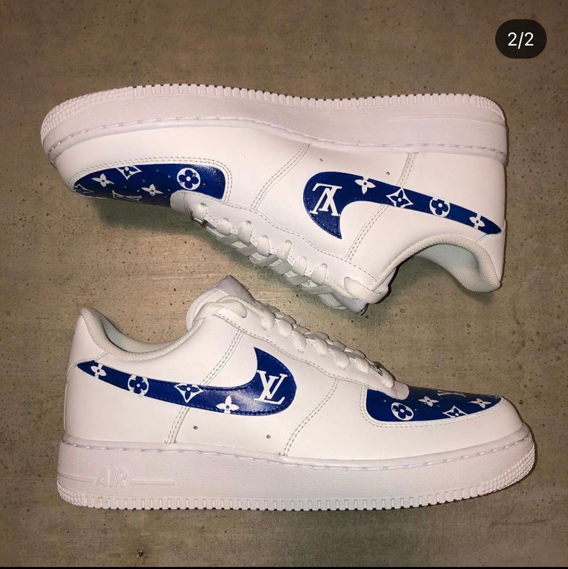 Nike Air Force 1 Customs STRL: 44,5 | FINN.no Nike Air Force 1 '07 str 42,5 | FINN.no