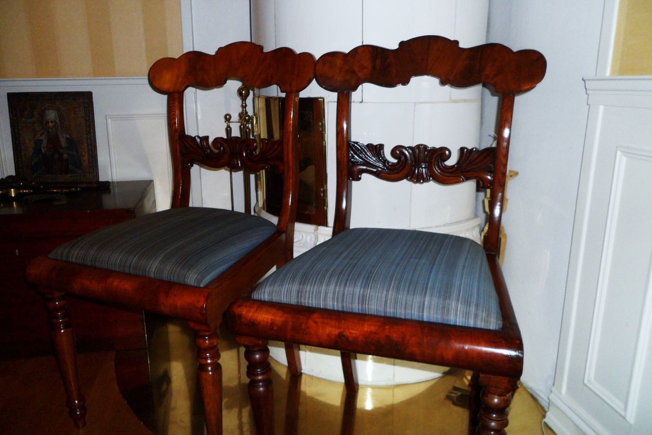 Par flotte biedermeier stoler. Nyrestaurert. | FINN.no Antikk kontorstol i tre, 1800 tall | FINN.no