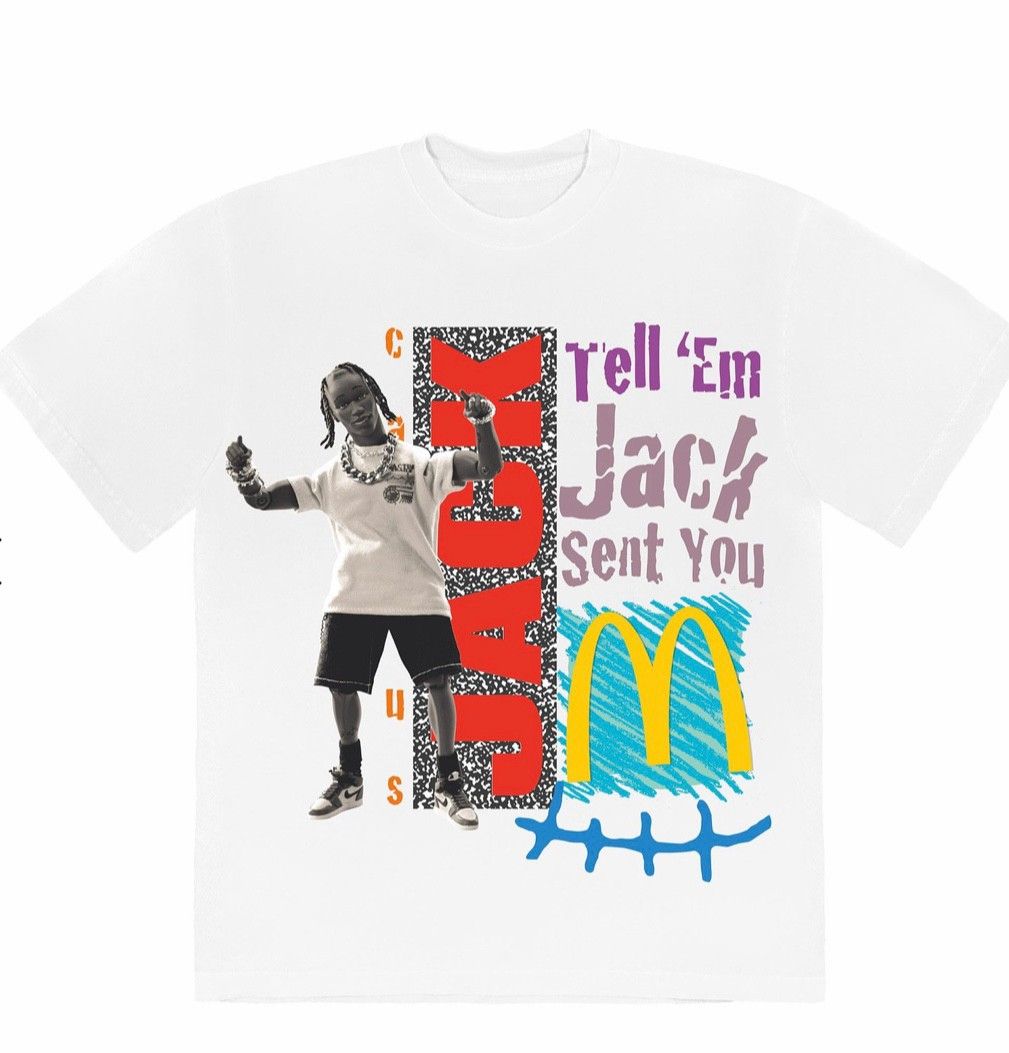 Travis Scott x Mcdonald merch | FINN.no Travis Scott x McDonalds Cactus Jack t skjorte | FINN.no