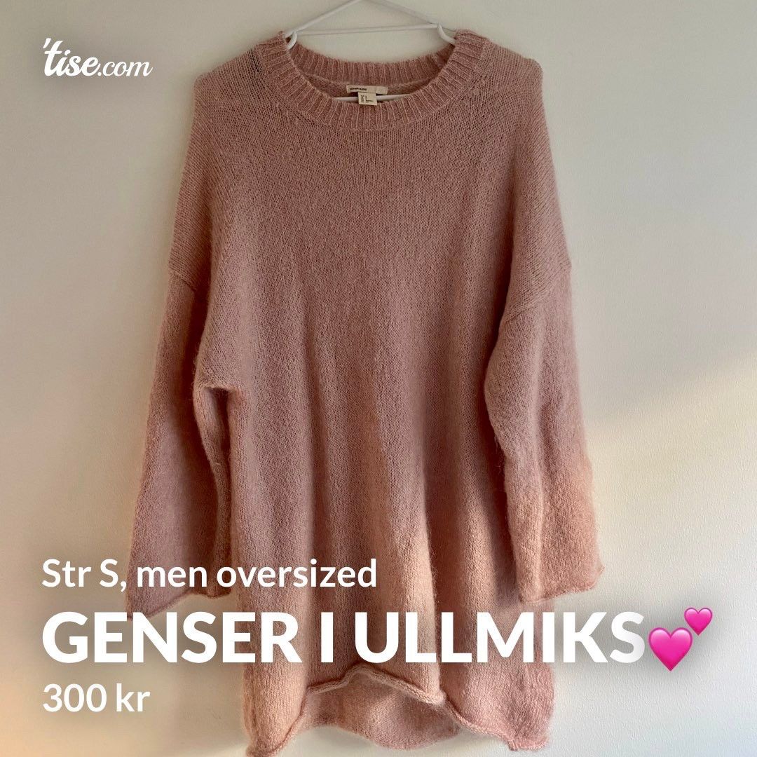 Oversized genser i ullmiks | FINN.no Cubus Overzized genserkjole | FINN.no