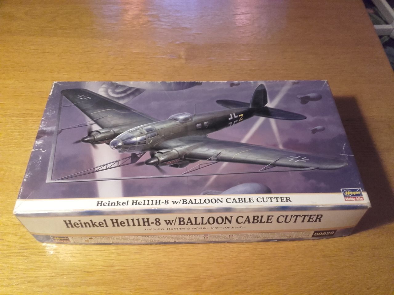 172 Heinkel He111h 8 Wballoon Cable Cutter Hasegawa 00929 Finn Torget