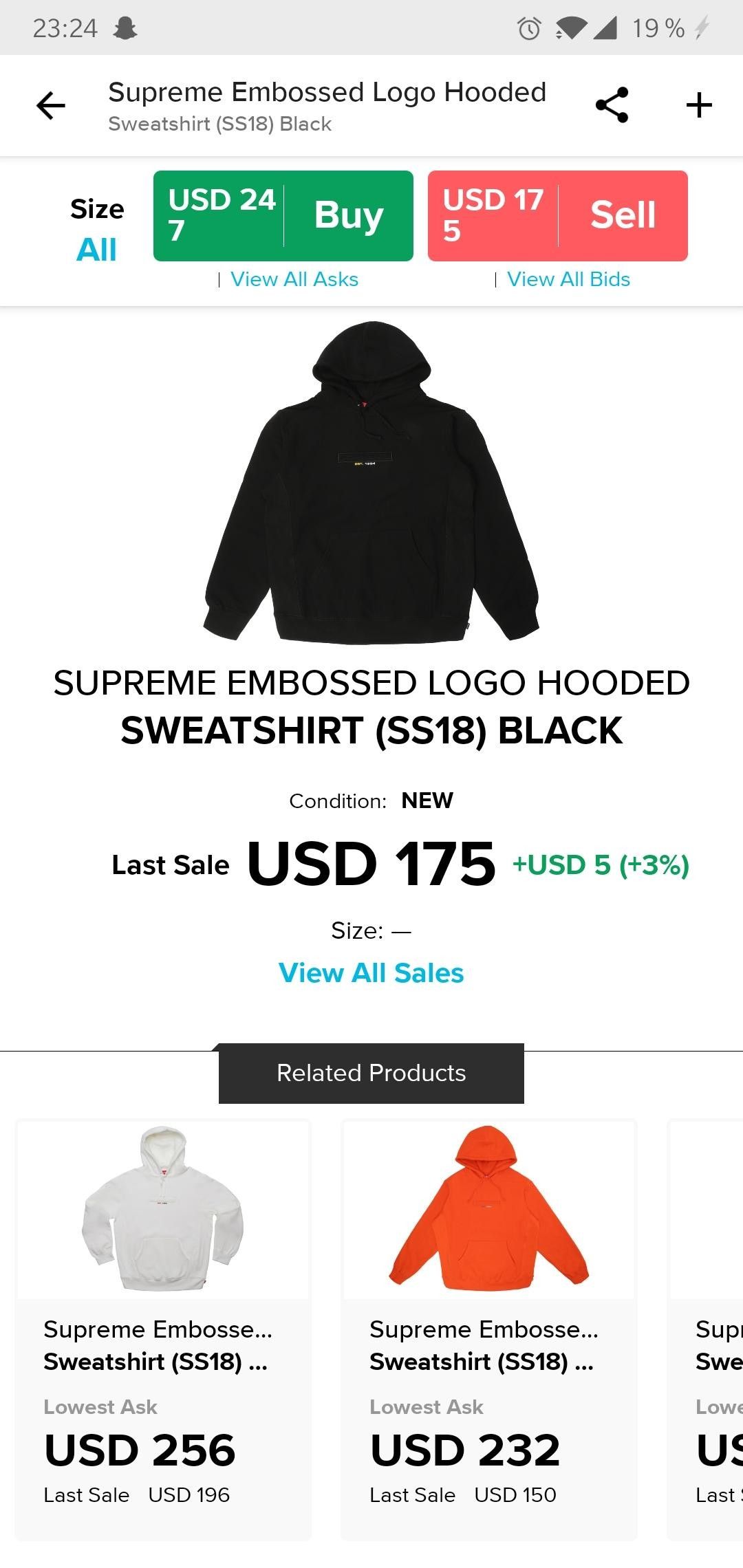 supreme embossed