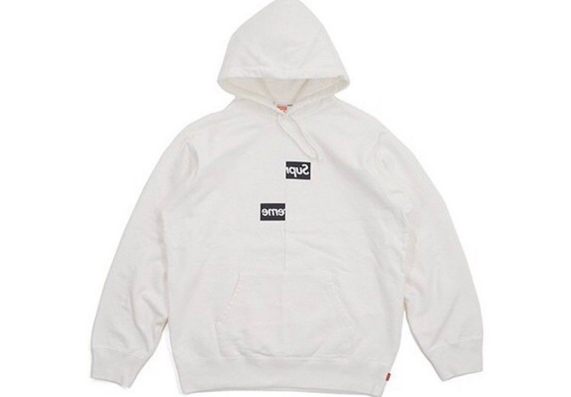 Supreme x Comme des Garcons SHIRT Split Box Logo Hooded Supreme cdg bogo | FINN.no