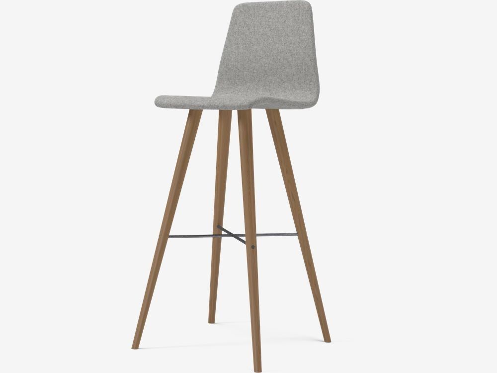 Beaver polstret high barstol, som ny! 4400 kr, Pris Bolia Bolia Beaver High barstol 2 stk | FINN.no